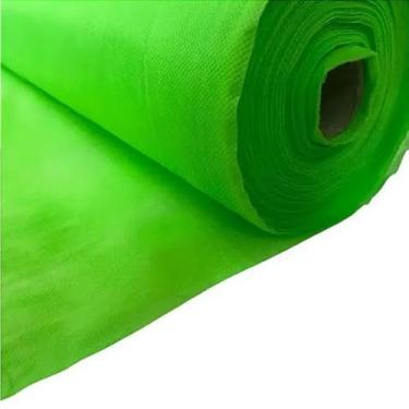 Imagem de TNT Verde Limão, Tecido Não Tecido em Rolo, 50 Metros x 140 cm, Leve e Resistente para Decoração e Artesanato