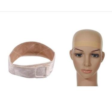 Imagem de Faixa Hair Grip + Wig Cap Bege Para Peruca Front Lace Wig - C e c shop
