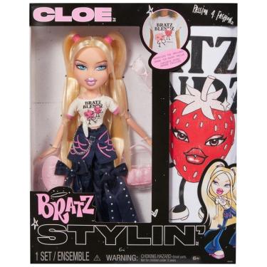 Imagem de Boneca de Moda Bratz Stylin Cloe com Camiseta Personalizável para Você e Acessórios