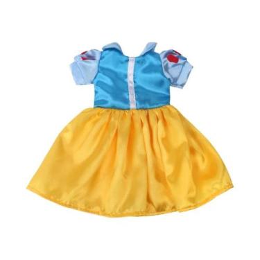 Imagem de Boneca Reborn De 43 Cm Elsa Vestido Azul 18 Polegadas Fantasia De Rain