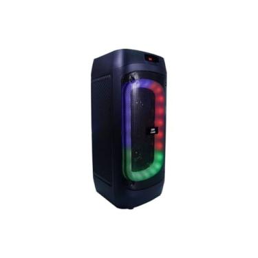 Imagem de OEX Caixa de som Bluetooth 5.0-90W - Customizável - SK301 - Preta - Acompanha 2 canetas Posca 3M (1 Branca e 1 Prata)