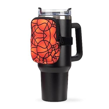 Imagem de Acessório de bolsa de garrafa de água | Compatível com Stanley Tumbler | Ótimo para exercícios, academia, corrida, caminhada, esportes | Mantém cartões, chaves e fones de ouvido seguros | Designs