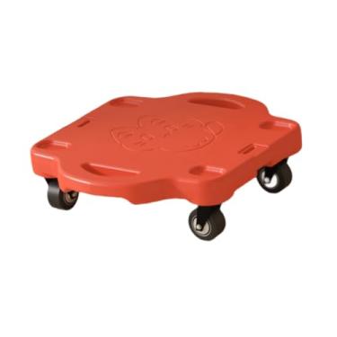 Imagem de oshhni Placa de patinete com alças, pranchas para sentar, brinquedos sensoriais de coordenação para crianças, patinetes sentados, prancha de chão para, Laranja, M
