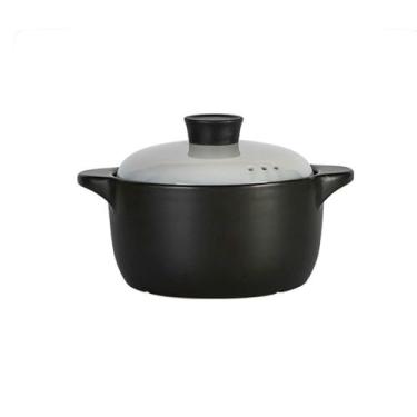 Imagem de Utensílios de mesa de cerâmica personalizados japoneses tigela criativa simples hashis tigela de arroz-caçarola