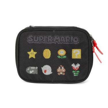 Imagem de Estojo Box Super Mario Preto ET49893MO Luxcel Lançamento 2026