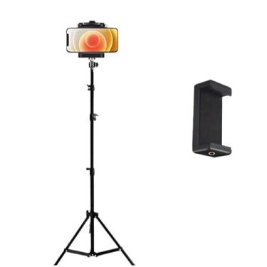 Imagem de Tripé para barras de luz LED, holofotes, refletores e luzes circulares; tripé profissional para celular ou kit de iluminação.(TRIPÉ + SUPORTE BASICO)