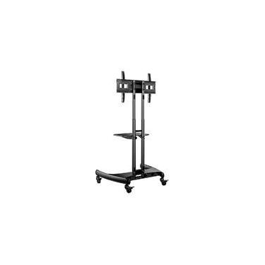 Imagem de Suporte Pedestal Móvel para TV, 32" a 75", Altura Ajustável Manual, Alumínio, Preto - NB-AVA1500-60-1P