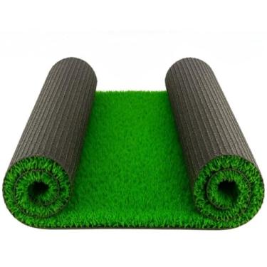 Imagem de Relva artificial macia de 12 mm 2 m x 0,50 m (1 m²) (Peça Separada 2x0,50 (1m²))