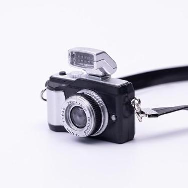 Imagem de Miniature Camera 1:4 Scale Mini Camera Prop Mini Camera Ornament Vintage Camera Model Digital Camera Mini Decoration Accessories Photography Props