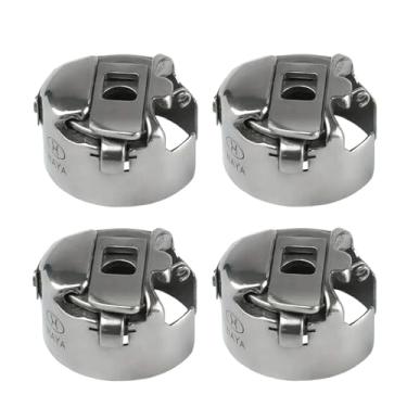 Imagem de BLOOY BC-DBZ(3)-NBL6 Pig-Tail "L" Size Bobbin Case Fits Embroidery, ziguezague Machines Barudan, Tajima, Brother, SWF, Singer 20U (4 peças)