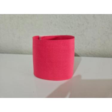 Imagem de Braçadeira De Capitão de futebol Lisa - Sem marca, Rosa