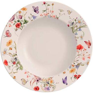 Imagem de Kit Jogo Prato Raso Jantar 4pçs 4 Pessoas Ana Clara 27,5cm