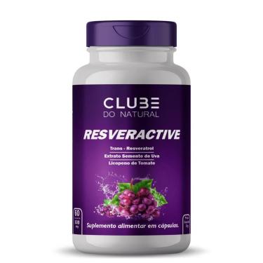 Imagem de Resveratrol Com Licopeno 60 Cápsulas 500mg Clube Do Natural