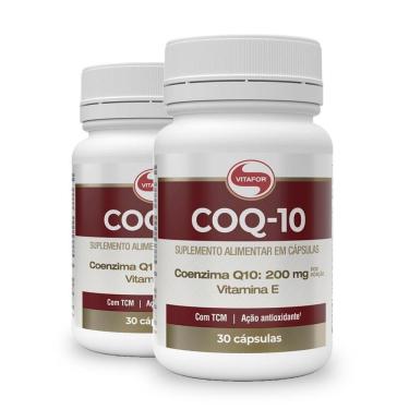Imagem de Kit 2 Coenzima Coq-10 200mg Vitafor 30 Cápsulas