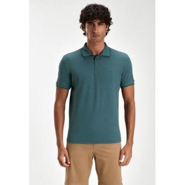 Imagem de Polo Docthos Slim Manga Curta Piquet Gold, 103 verde escuro, GG