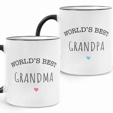 Imagem de FUNNYUNCLE Presentes para avós de netos, netos, avó e avô, canecas de café para casais, aniversário, dia das mães, dia dos pais, presentes de Natal para avós, 325 ml