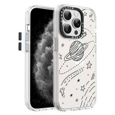 Imagem de GuardCrew Capa para iPhone 15 Pro Max, [proteção contra quedas de grau militar de 3,5 m à prova de colisão] [antiamarelamento e antidescasca] Capa de telefone fina transparente à prova de choque TPU