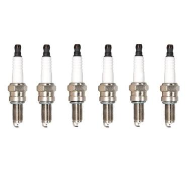 Imagem de Conjunto de 2 a 8 velas de ignição B7Rtip de irídio e platina, substitui velas PG4PHP e inclui cabos de vela.