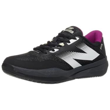 Imagem de New Balance Tênis feminino FuelCell 796 V4, Preto/prata, 7.5 Wide