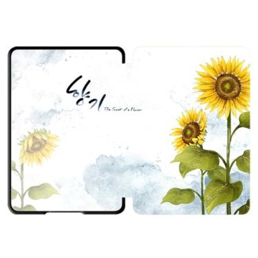 Imagem de Yzlvigrous Capa de 7" para Kindle Paperwhite 12ª Geração/Colorsoft Signature Edition 2024, Capa Ultrafina com Recurso de Repouso/Despertar Automático, Modelo: SA568B/SA569P/SA59CP