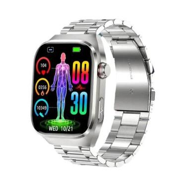 Imagem de Relógio Inteligente Masculino De Saúde Com Monitor De ECG, Ácido Úrico