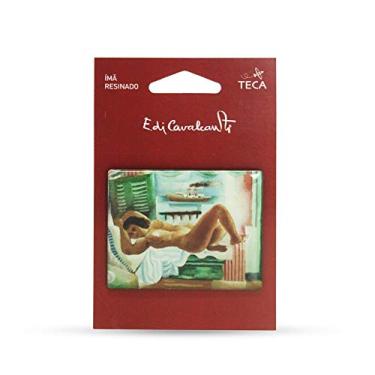 Imagem de IMÃ - DI CAVALCANTI - MULHER E PAISAGEM, Teca, HB0013, Colorido