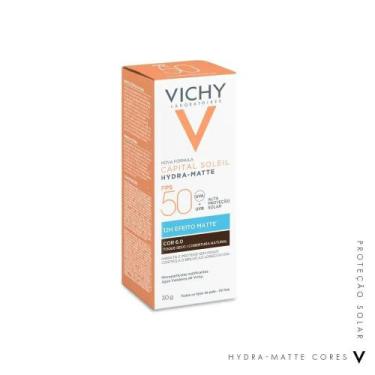 Imagem de Protetor Solar Facial Vichy Hydra Matte Cor 6.0 Fps 50 30g