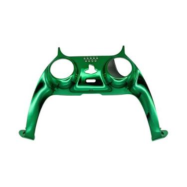 Imagem de Capa De Controle DIY Cromada Preta Brilhante Para PS5 Slim, Placas De 