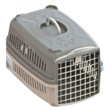 Imagem de Caixas De Transporte Para Animais De EstimaçãO - Adequadas Para Cachorros E Gatinhos, Bem Como Para CãEs E Gatos Adultos(CINZA,Nº3 até 16kg)