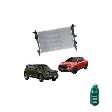 Imagem de Kit Radiador Toro Jeep Compass Renegade Aditivo e Água Desmineralizada