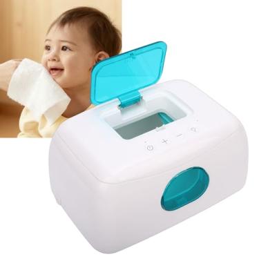 Imagem de Tnfeeon Aquecedor Lenços Umedecidos Infantis Alimentado por USB Com Dispensador 120 Luz Noturna Aquecimento Rápido e Uniforme Bloqueio Seguro Visualização Janelas Presente chá bebê