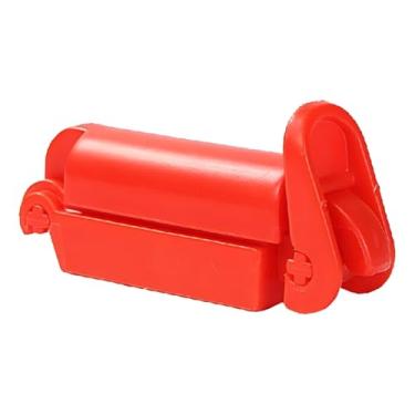 Imagem de Presilha de Segurança para Cinto de Cadeirinha Infantil, Trava de Alta Pressão, Clip Universal de Fixação, Vermelho/Preto, Fivela de Proteção para Bebê Conforto (Vermelho)