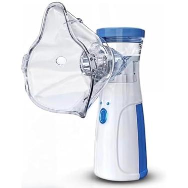 Imagem de Nebulizador Ultrassônico Portátil Premium Plus – Silencioso, Recarregável USB, Sem Fio. Alívio Rápido para Crises Respiratórias de Crianças e Adultos. Leve a Liberdade de Respirar Consigo!