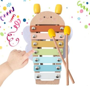 Imagem de Xilofone para Crianças | Brinquedo Musical Educativo Para Desenvolvimento Infantil - Instrumento Musical | Presente Para Bebés De 6 A 12 Meses Meninos Meninas Aniversário Natal