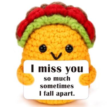 Imagem de Mini presentes de relacionamento de longa distância para ele, casais, namorado, namorada, "I Miss You", presente de aniversário para mulheres, homens, marido, esposa, feito à mão, suporte emocional de