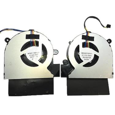 Imagem de Ventoinha para CPU/GPU de notebook para ACER Predator 17 G9-591 G9-591G G9-592 G9-593 G9-791 G9-791G G9-792 G9-793 (Nova)