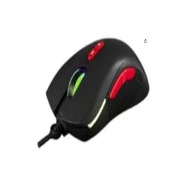 Imagem de Mouse Gamer com Fio 7200 DPI, 7 Botões Programáveis, RGB, Preto, 1.8m Cabo, Modelo GM180