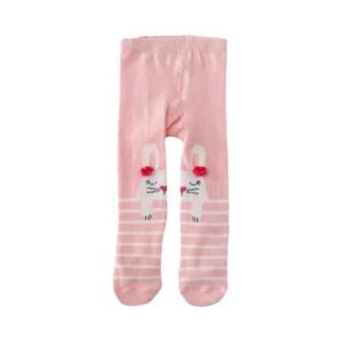 Imagem de Meias Calças Para Bebê Menina 0-24M Primavera Casual Com Estampa De Bo