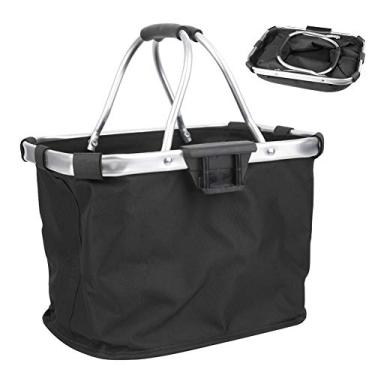 Imagem de KIMISS Bolsa Removível para Guiador Com Cesta de Bicicleta - Bolsa Leve para Montagem Em Ciclismo Com Liberação Rápida, Tecido à Prova d'água e Armazenamento Conveniente para Andar de Bicicleta