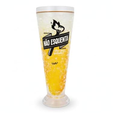 Imagem de Tulipa Ice Gel Open Bar não Esquenta, Copo Térmico para Cerveja e Chopp, 500ml, Poliestireno Livre de BPA, 9,5x24x9,5cm