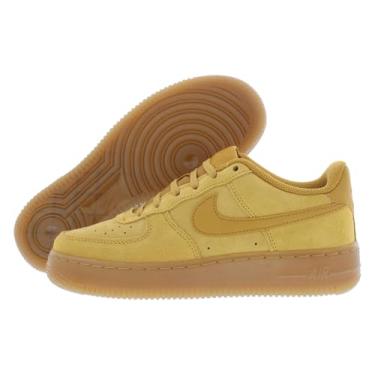 Imagem de Air Force 1 LV8 em Sail & Olive Aura por NIKE, Trigo/marrom claro/Whea/marrom lama, 18
