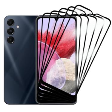 Imagem de Kit 5 Películas de Vidro 3D para Samsung Galaxy M34, Proteção Anti-impacto, Cobertura Total da Tela, Transparente