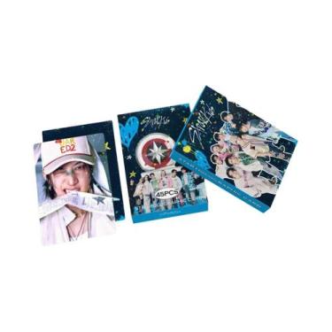Imagem de Cartões De Glitter Kpop STRAY KIDS SKZOO 45pcs Cartões De Foto Colecio