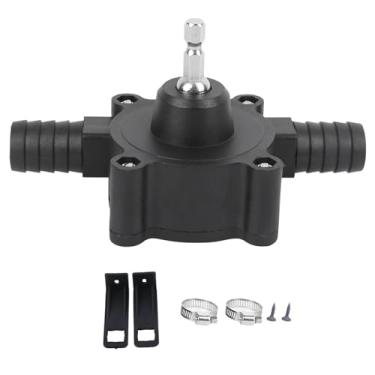 Imagem de Hyuduo Bomba Centrífuga Portátil Pequena de Transferência de água, Fácil de Usar para Jardim, Gramado, Fazenda, Casa rural. Adequado Com Prego, Mãos Livres para Transferência de água, Plástico