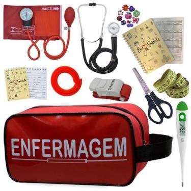 Imagem de Kit Enfermagem Profissional Glicose Estagio Saude Completo - PREMIUM, 