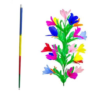 Imagem de Enjoyer Appearing Cane Vanishing Cane to Flower Magic Flower Tricks,Magic Cane Gimmicks Magicians Cane Close Up Magic Props Stage Magic Wand Toys
