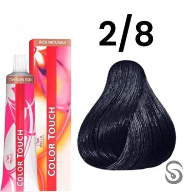 Imagem de Wella Color Touch Tonalizante 2/8 Negro Azul Rich Naturals 60ml