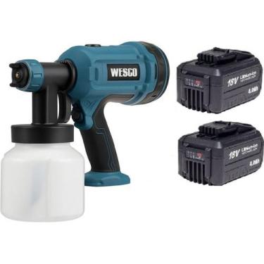 Imagem de Pistola Para Pintura 18v 2 Bateria 4ah Wesco WS2342.9