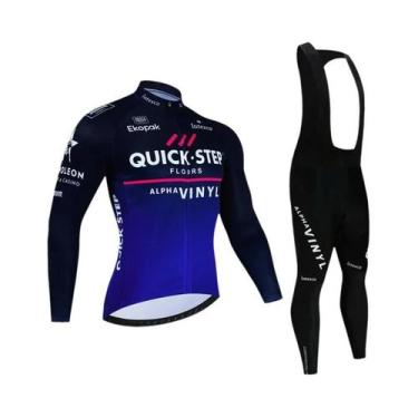 Imagem de Conjunto De Calças E Camisa Térmica De Inverno Para Ciclismo Masculino
