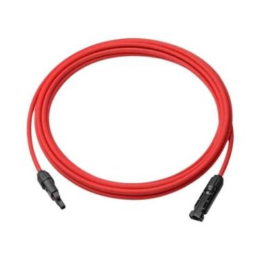 Imagem de Cabo De Extensão Para Painel Solar 16 14 12 AWG Com Conectores À Prova